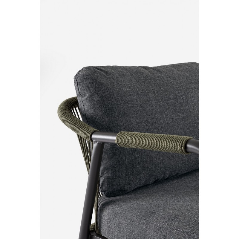 Bizzotto Zestaw Wypocznkowy Ogrodowy      Miravet Antracyt / Zielony