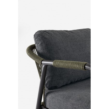 Bizzotto Zestaw Wypocznkowy Ogrodowy      Miravet Antracyt / Zielony