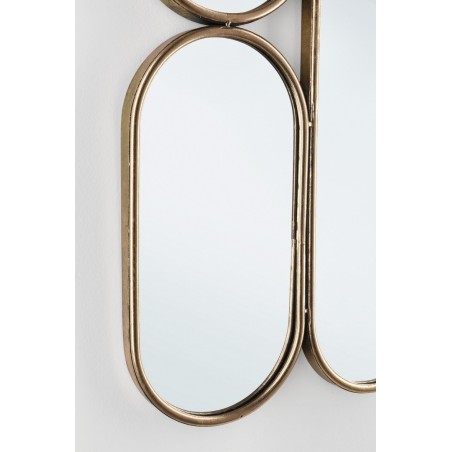 Bizzotto Lustro Ścienne Hanima Złote