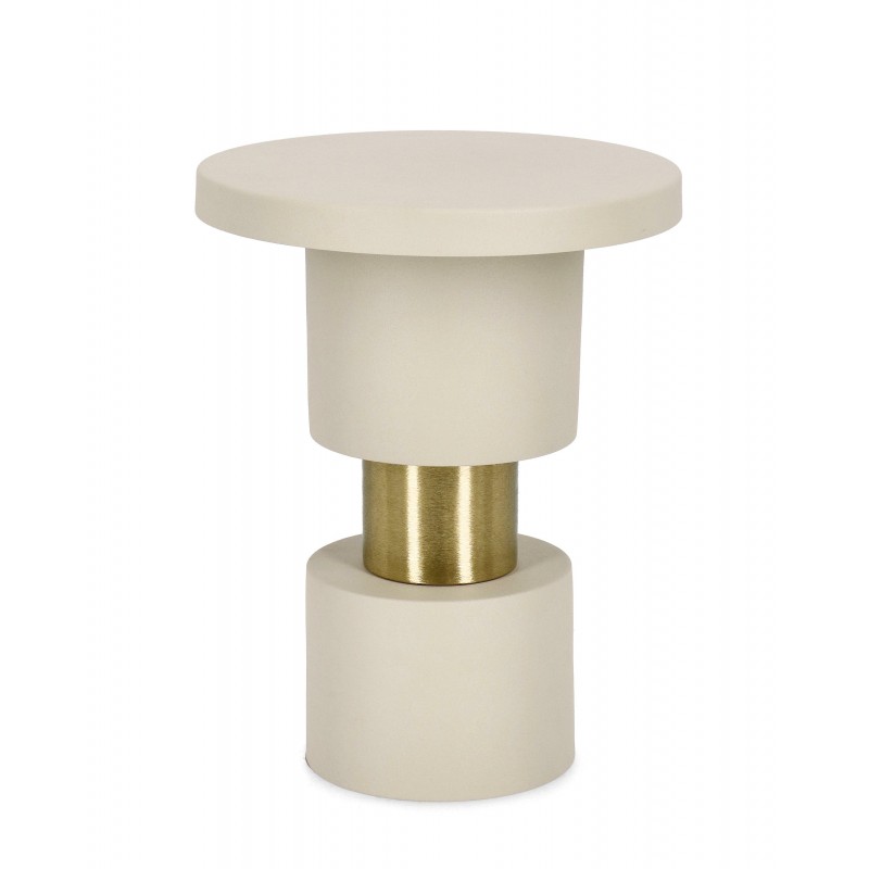 Bizzotto Stolik Kawowy Mitul Fog Beżowy   / Złoty