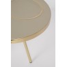 Bizzotto Stolik Kawowy Kesar Beżowy /     Złoty