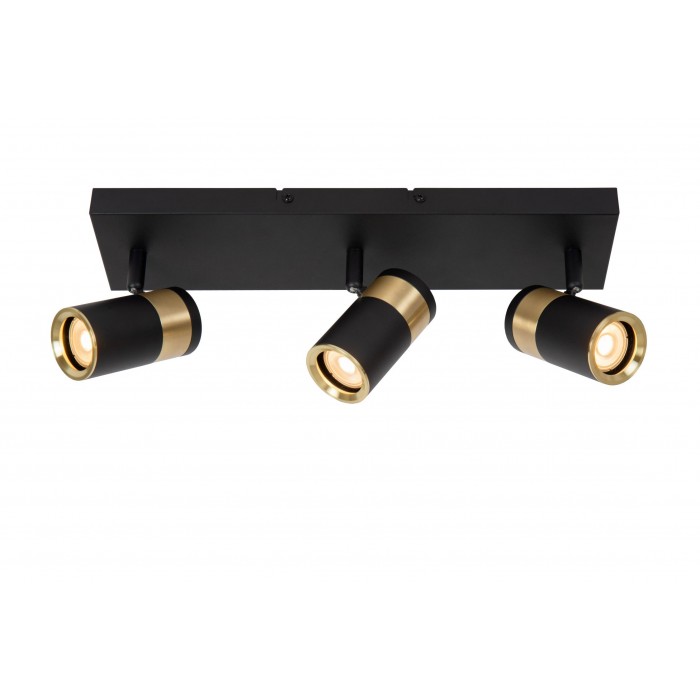 Lucide Lampa Natynkowa Gorik 53909/03/30 Czarny, Złoty I Odcienie Złota