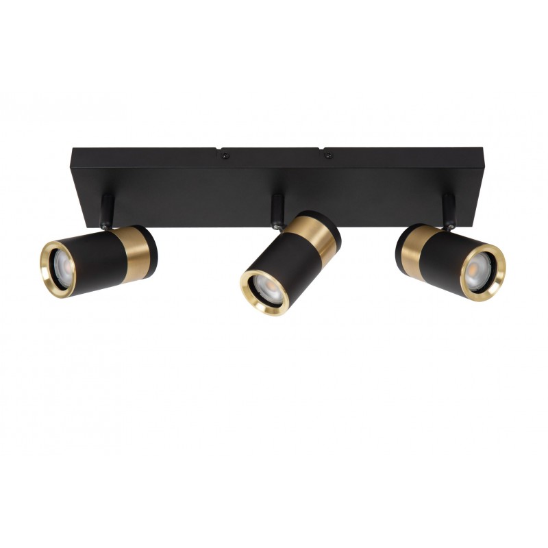 Lucide Lampa Natynkowa Gorik 53909/03/30 Czarny, Złoty I Odcienie Złota