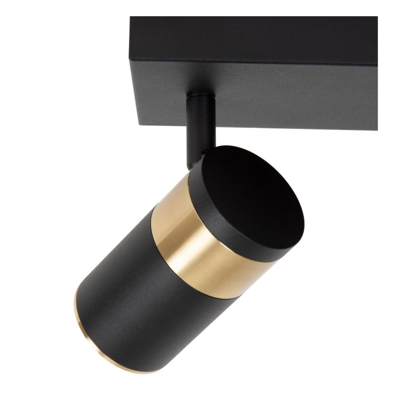 Lucide Lampa Natynkowa Gorik 53909/03/30 Czarny, Złoty I Odcienie Złota