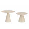 Bizzotto Zestaw Stolików Kawowych Hardy   Beżowy
