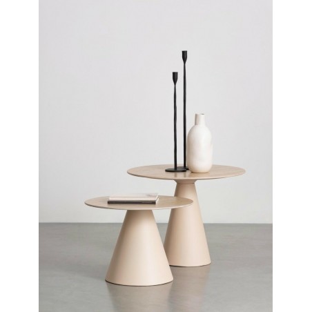 Bizzotto Zestaw Stolików Kawowych Hardy   Beżowy