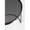 Bizzotto Zestaw Stolików Kawowych Zeina Round 92 Czarny