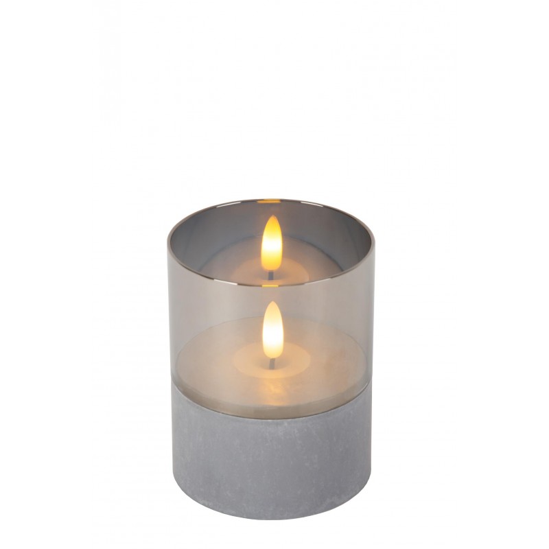 Lucide Lampa Stołowa Velas 13500/03/65 Szary I Odcienie Szarości