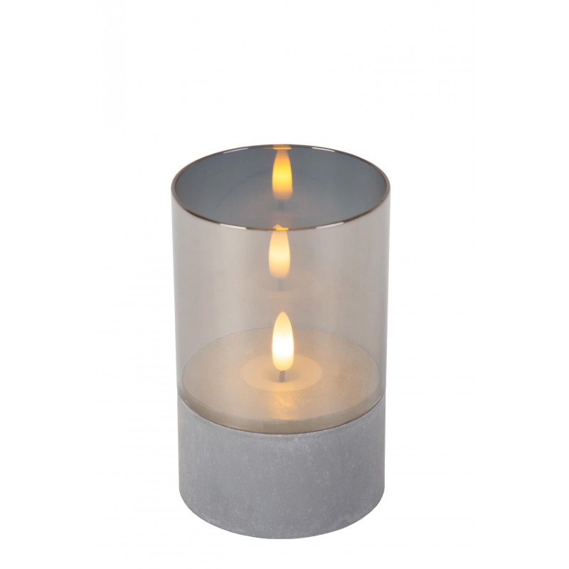 Lucide Lampa Stołowa Velas 13500/03/65 Szary I Odcienie Szarości