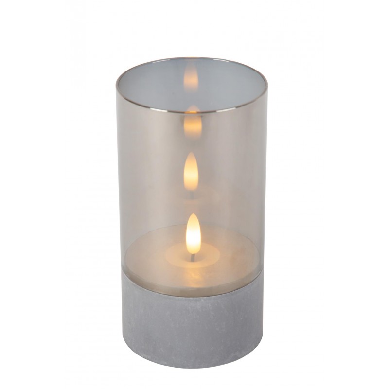 Lucide Lampa Stołowa Velas 13500/03/65 Szary I Odcienie Szarości