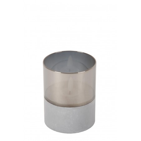 Lucide Lampa Stołowa Velas 13500/03/65 Szary I Odcienie Szarości