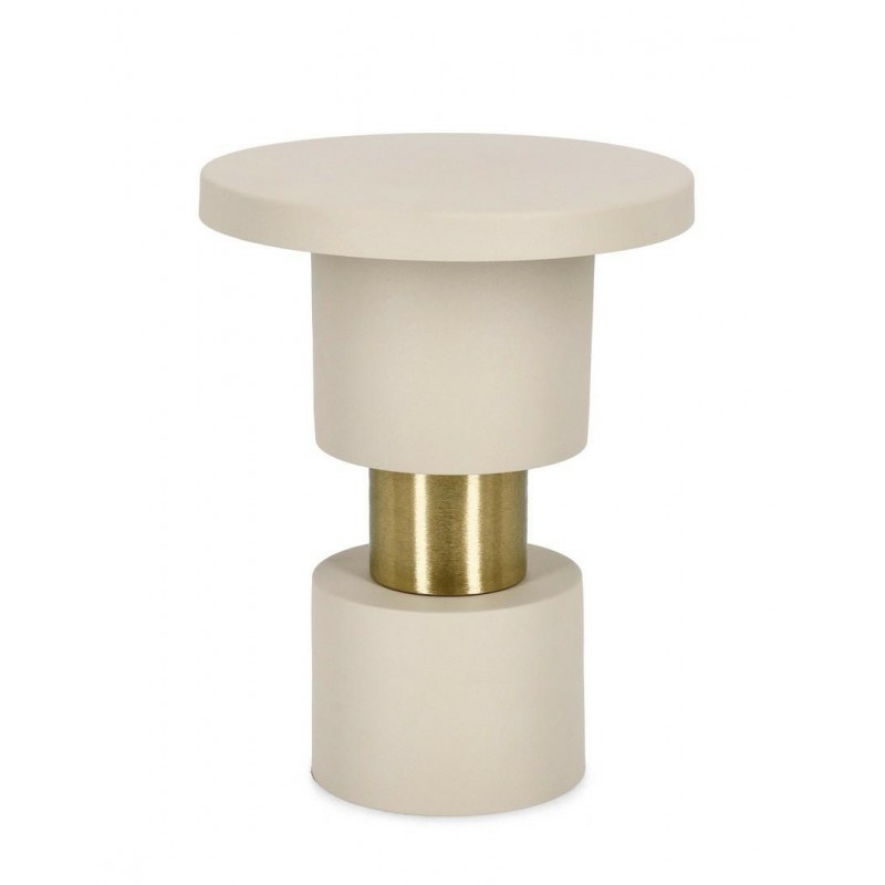 Bizzotto Stolik Kawowy Mitul Fog Beżowy   / Złoty