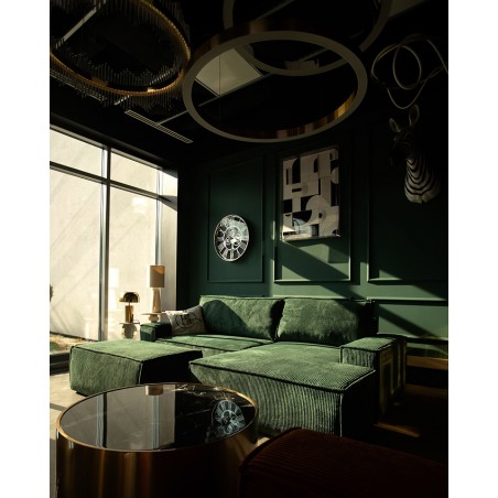 Narożnik Pillow M Prawy Z Funkcją Spania  Zielony