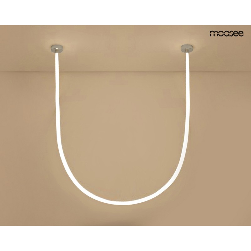 Moosee Lampa Wisząca Lasso 800 Smart      Srebrna