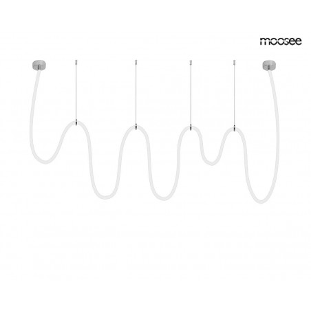 Moosee Lampa Wisząca Lasso 800 Smart      Srebrna
