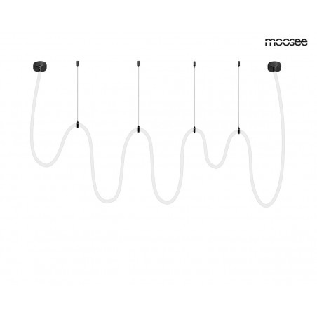 Moosee Lampa Wisząca Lasso 800 Smart      Czarna