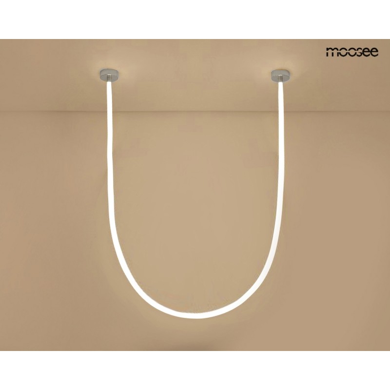 Moosee Lampa Wisząca Lasso 600 Smart      Srebrna