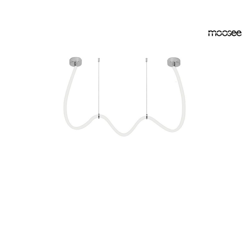 Moosee Lampa Wisząca Lasso 400 Smart      Srebrna