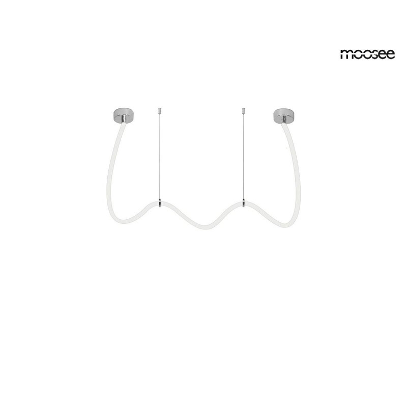 Moosee Lampa Wisząca Lasso 300 Smart      Srebrna