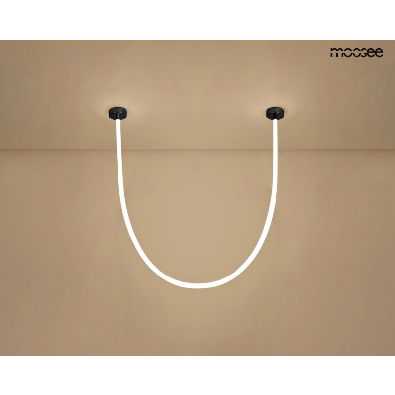 Moosee Lampa Wisząca Lasso 300 Smart      Czarna