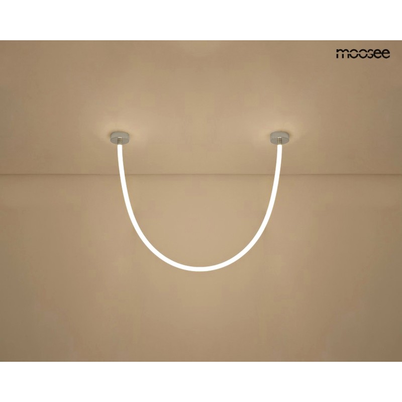 Moosee Lampa Wisząca Lasso 200 Smart      Srebrna