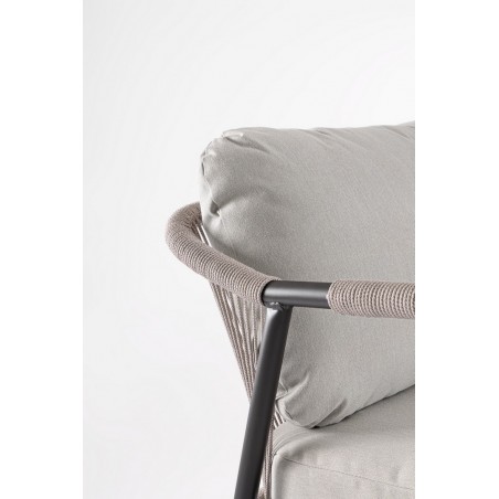 Bizzotto Zestaw Wypocznkowy Ogrodowy      Miravet Antracyt / Beż