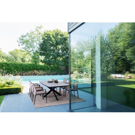 Bizzotto Stół Ogrodowy Rozkładany Pascal  Antracyt