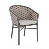 Bizzotto Krzesło Ogrodowe Margalida       Antracyt / Beż