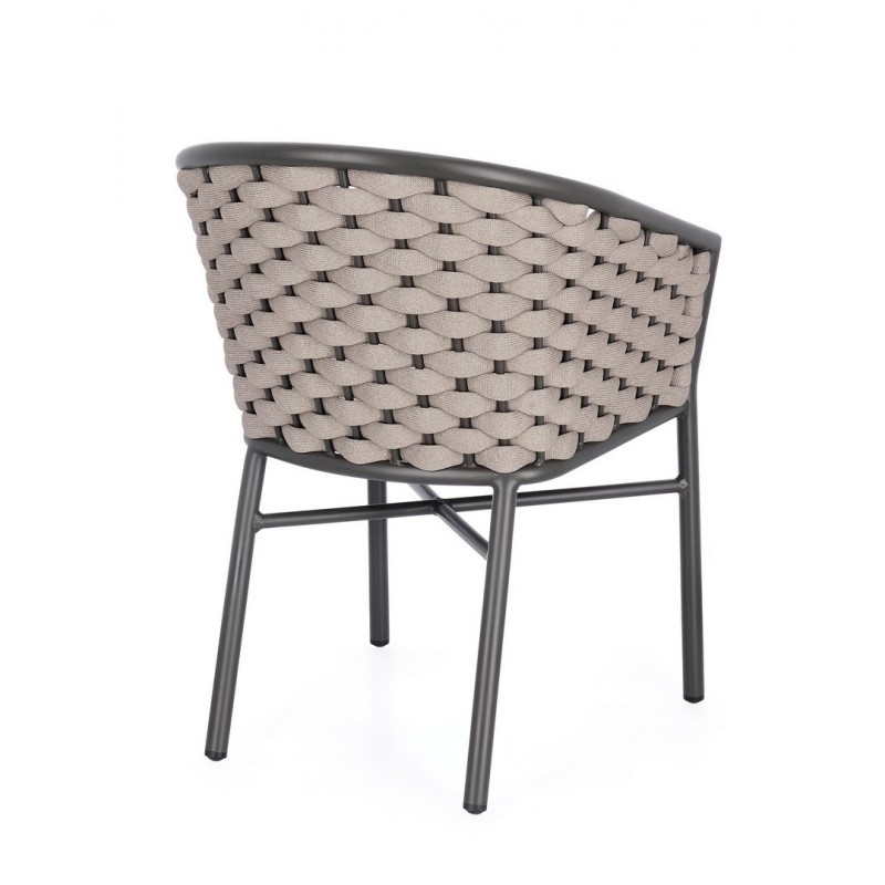Bizzotto Krzesło Ogrodowe Margalida       Antracyt / Beż