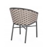 Bizzotto Krzesło Ogrodowe Margalida       Antracyt / Beż