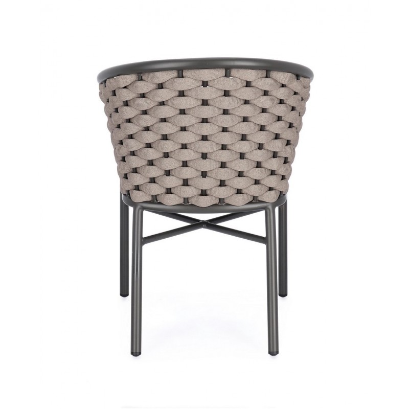 Bizzotto Krzesło Ogrodowe Margalida       Antracyt / Beż