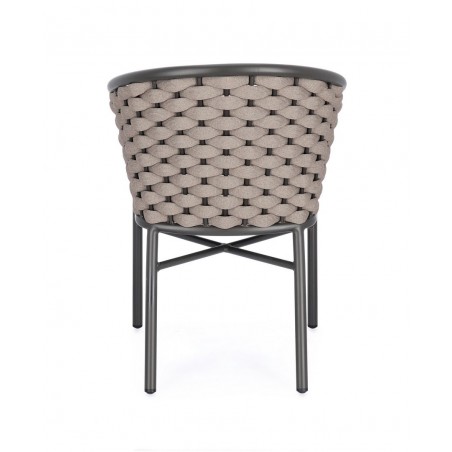 Bizzotto Krzesło Ogrodowe Margalida       Antracyt / Beż