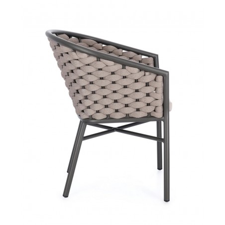 Bizzotto Krzesło Ogrodowe Margalida       Antracyt / Beż