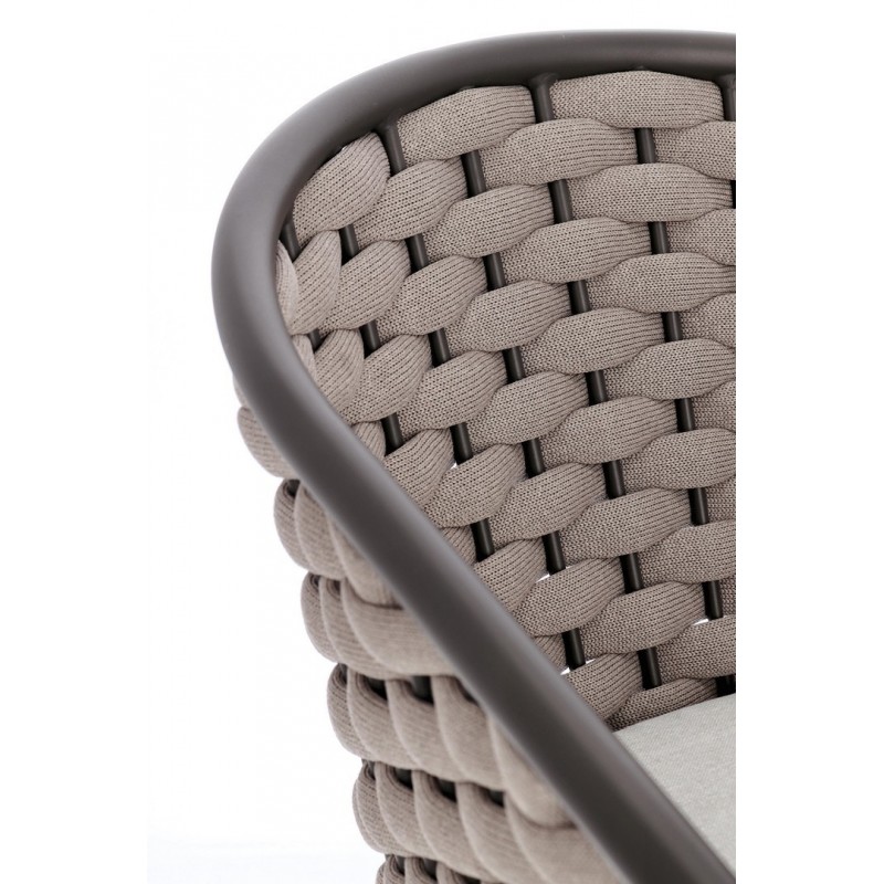 Bizzotto Krzesło Ogrodowe Margalida       Antracyt / Beż