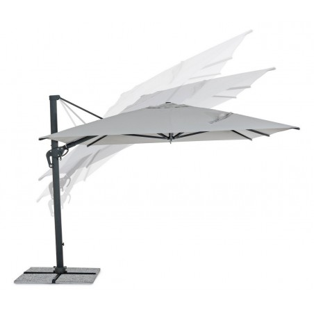 Bizzotto Parasol Ogrodowy Ines Jasny      Szary