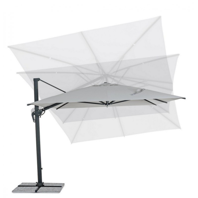 Bizzotto Parasol Ogrodowy Ines Jasny      Szary