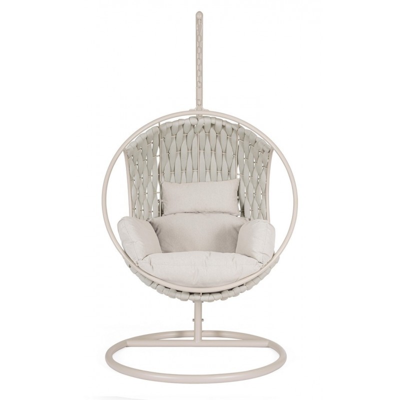 Bizzotto Fotel Wiszący Ogrodowy           Galapagos Beżowy