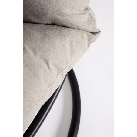 Bizzotto Fotel Wiszący Ogrodowy           Galapagos Beżowy / Czarny