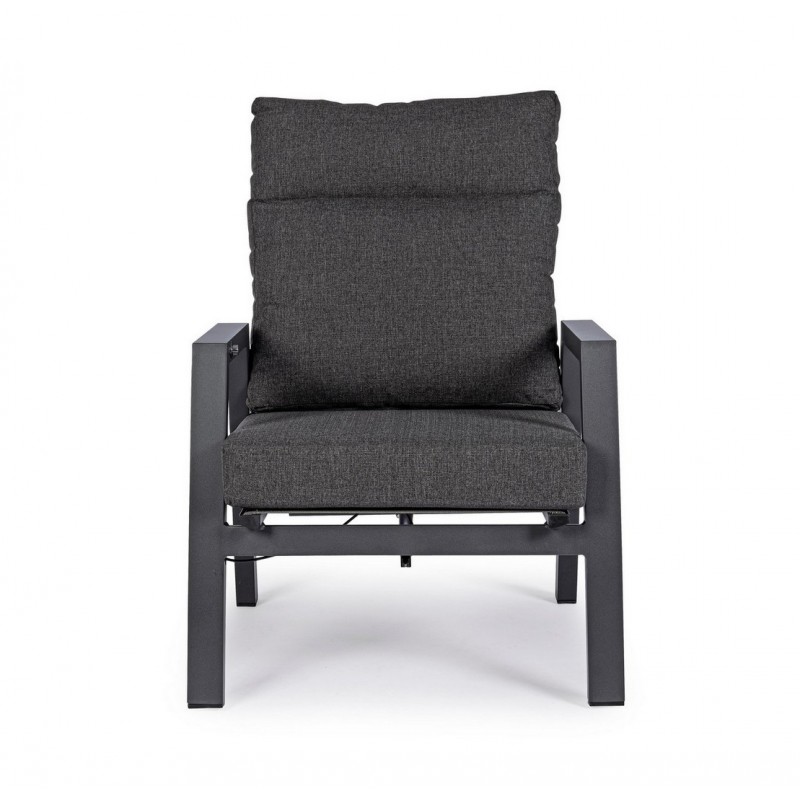 Bizzotto Fotel Ogrodowy Kledi Ciemny      Szary