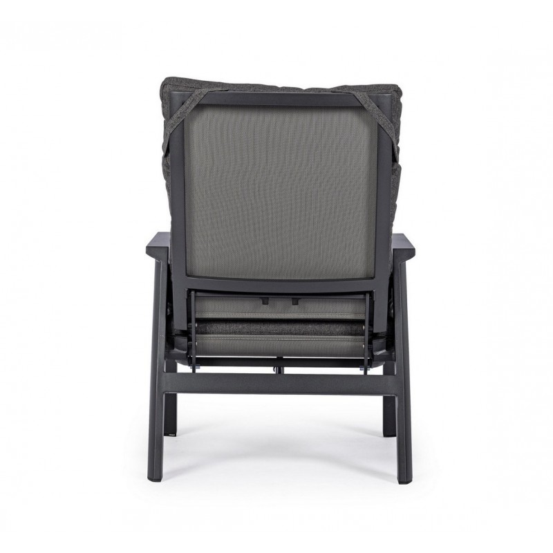 Bizzotto Fotel Ogrodowy Kledi Ciemny      Szary