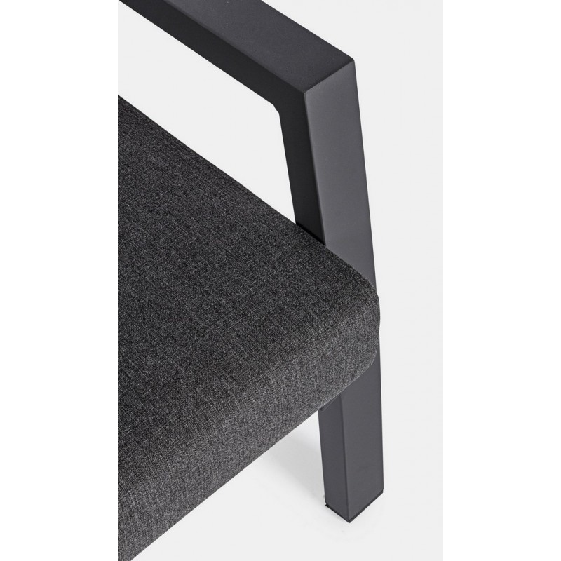 Bizzotto Fotel Ogrodowy Kledi Ciemny      Szary