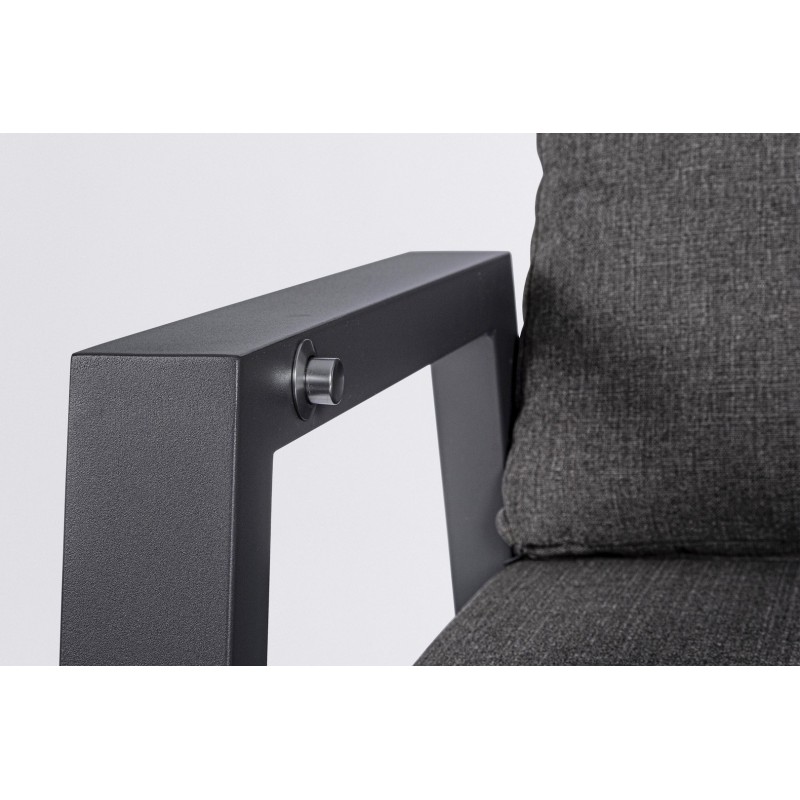 Bizzotto Fotel Ogrodowy Kledi Ciemny      Szary