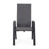 Bizzotto Krzesło Ogrodowe Ethan Ciemny    Szary