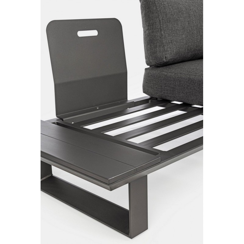 Bizzotto Zestaw Wypocznkowy Ogrodowy      Konnor Antracyt