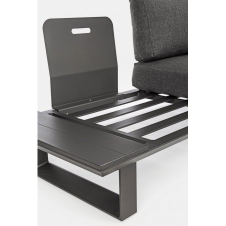 Bizzotto Zestaw Wypocznkowy Ogrodowy      Konnor Antracyt