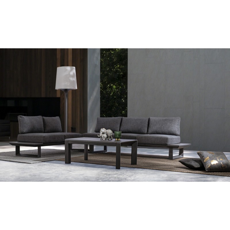 Bizzotto Zestaw Wypocznkowy Ogrodowy      Konnor Antracyt