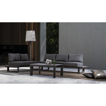 Bizzotto Zestaw Wypocznkowy Ogrodowy      Konnor Antracyt