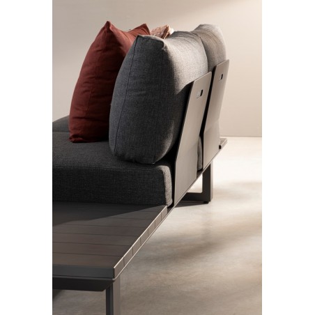 Bizzotto Zestaw Wypocznkowy Ogrodowy      Konnor Antracyt