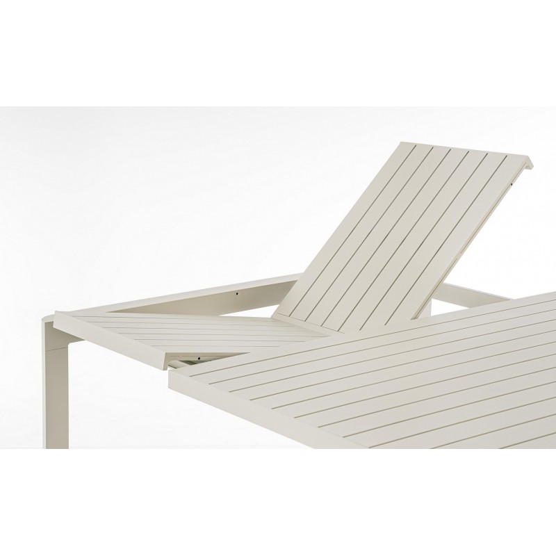 Bizzotto Stół Ogrodowy Rozkładany Kiplin  Beżowy