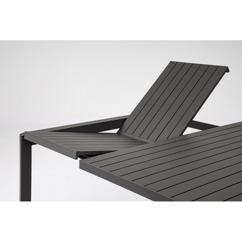 Bizzotto Stół Ogrodowy Rozkładany Kiplin  Antracyt